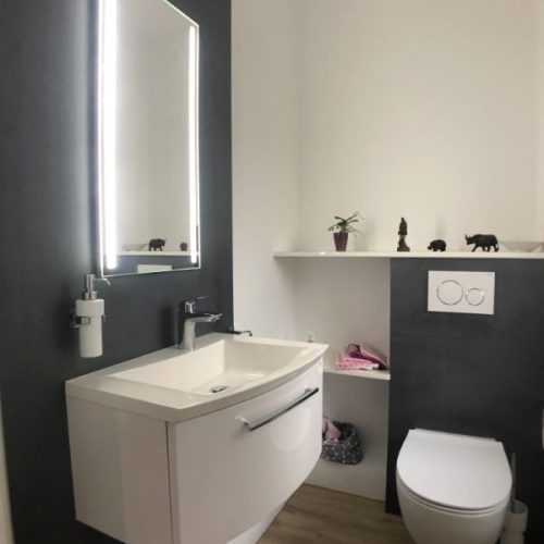 Fugenlose Gäste WC Sanierung in Großhansdorf (1)